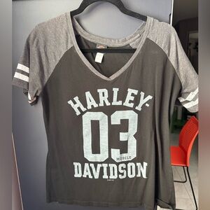Harley Davidson Black and Gray Shirt Alamo City TX